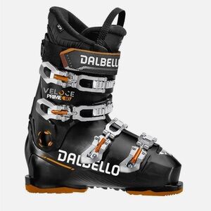 MENS DALBELLO VELOCE PRIME 80 SKI BOOTS 2024, SIZE 27.5
